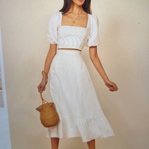 Reformation Yucca Linen Two Piece
